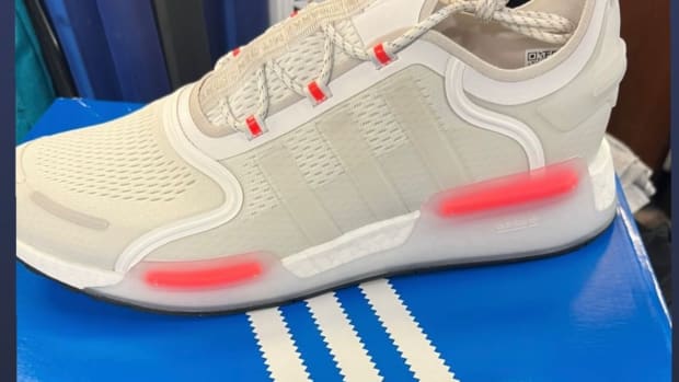 Trevor Lawrence's Instagram story shows new Adidas NMD shoes.